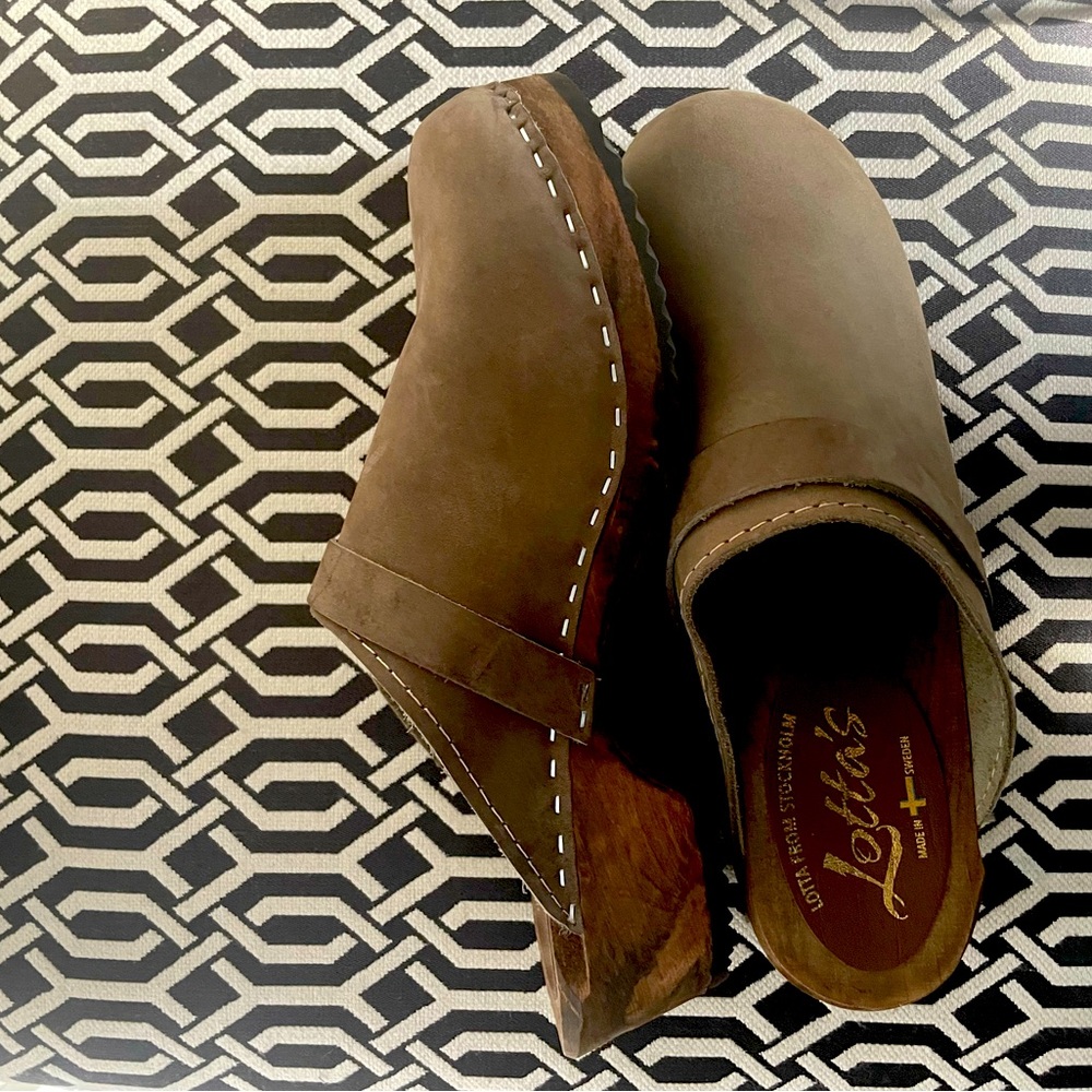 Lotta from Stockholm classic clog, 8.5US/39EUR